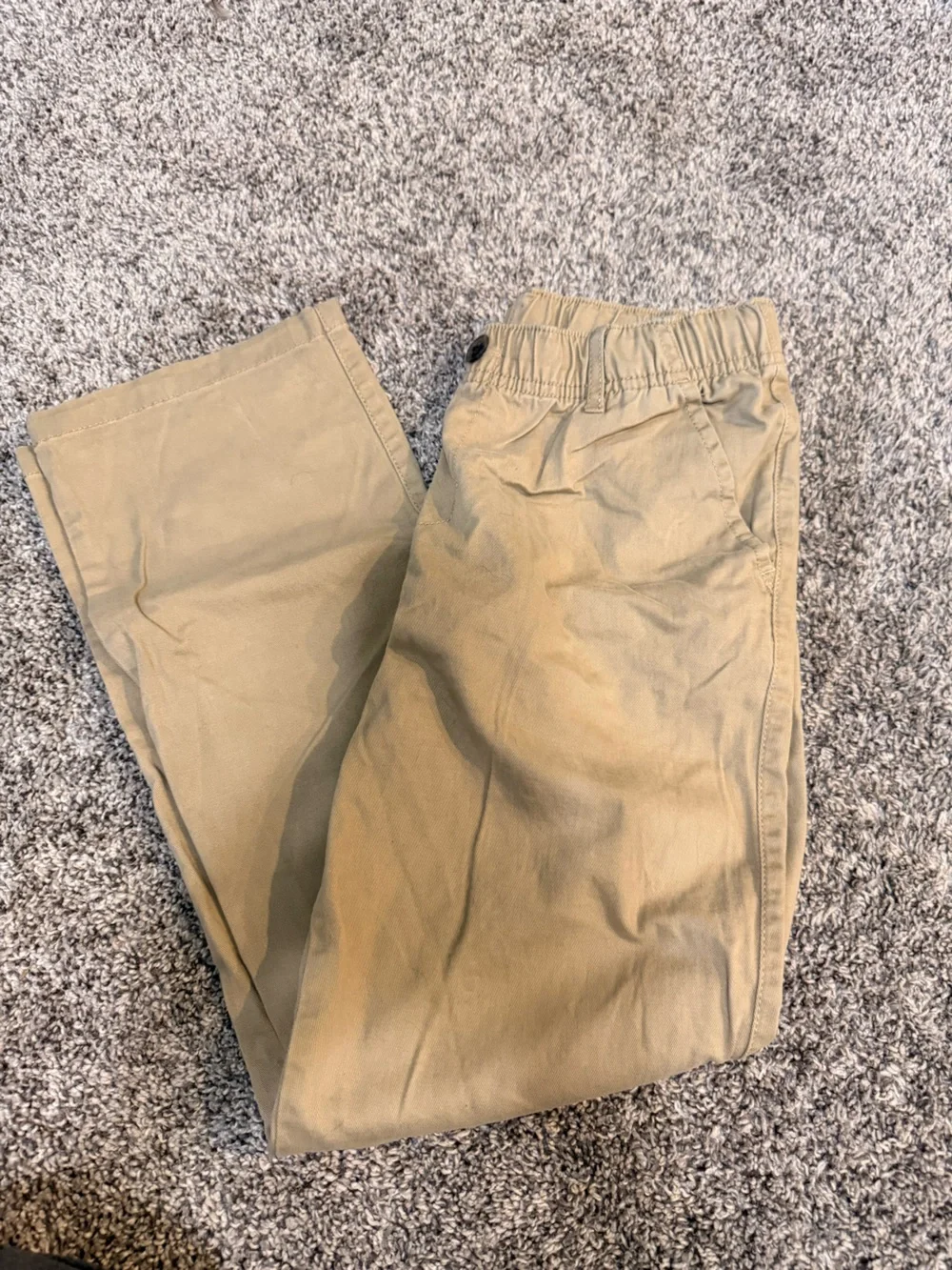 The Children's Place Khaki Elastic-Waist Pull-On Pants - Tan